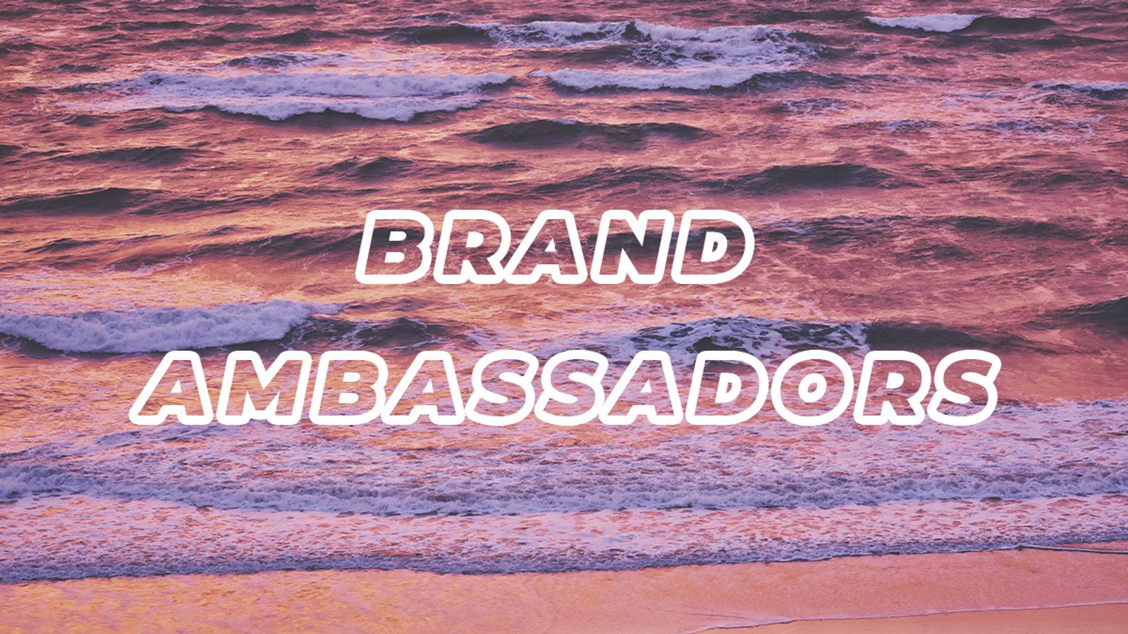 Official Sound of Summer Brand Ambassadors